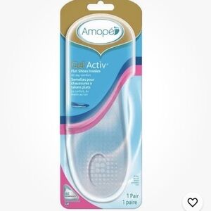 (4) Amope Gel Activ Flat Shoes Insoles Women’s Sz 5-10 All Day Comfort Lot Of 4